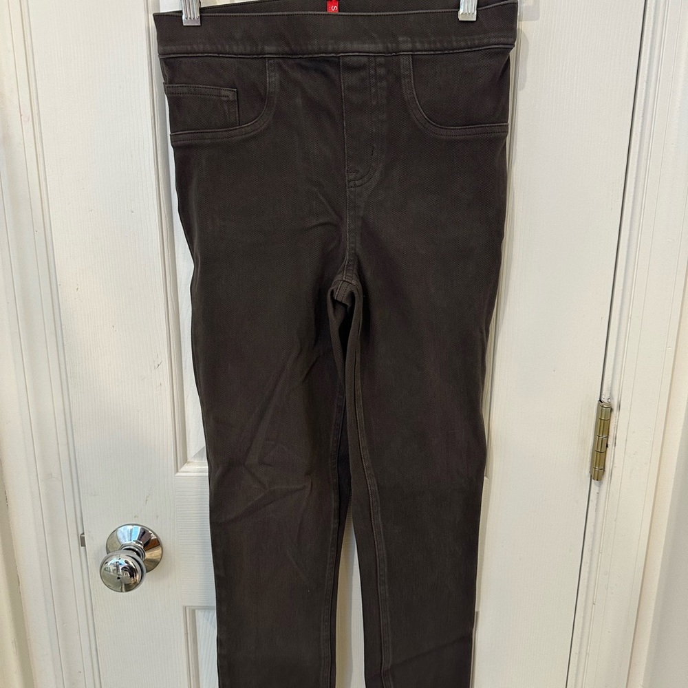 Spanx Cocoa Jean-ish Leggings. Small